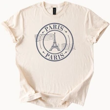 Paris Eiffel Tower Graphic T Shirt Paris France Travel Tee Paris Lover Shirt