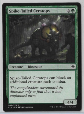 MTG Spike-Tailed Ceratops Ixalan (XLN) Common Magic Card #209/279