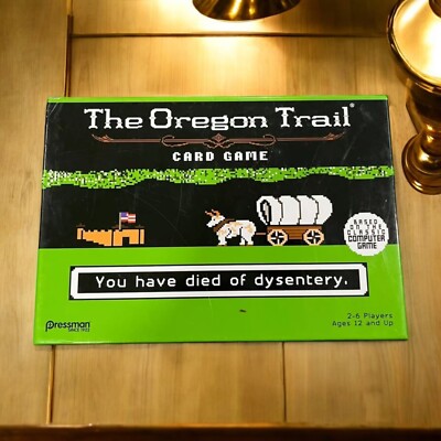 NEW! The Oregon Trail Card Game - by Pressman Family Game Night Retro