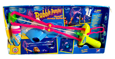 Bubble Pumper Jumbo Bubble Making Wand - No batteries, recycles solution