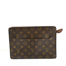 Auth LOUIS VUITTON Pochette Homme M51795 Monogram Clutch Bag R3451CC803
