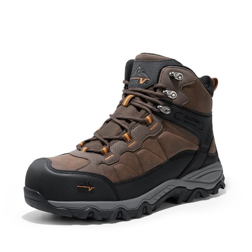 Zapatos de seguridad con puntera de acero para hombre Botas de trabajo industriales antideslizantes - Imagen 12 de 15