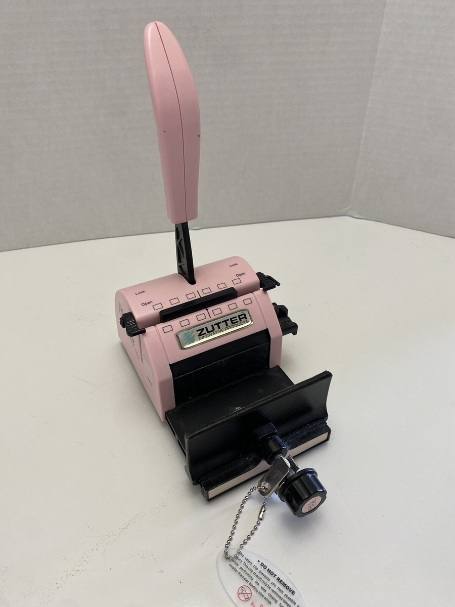 Zutter Bind-It-All V2.0 Pink Scrapbooking Binder Punch Bind