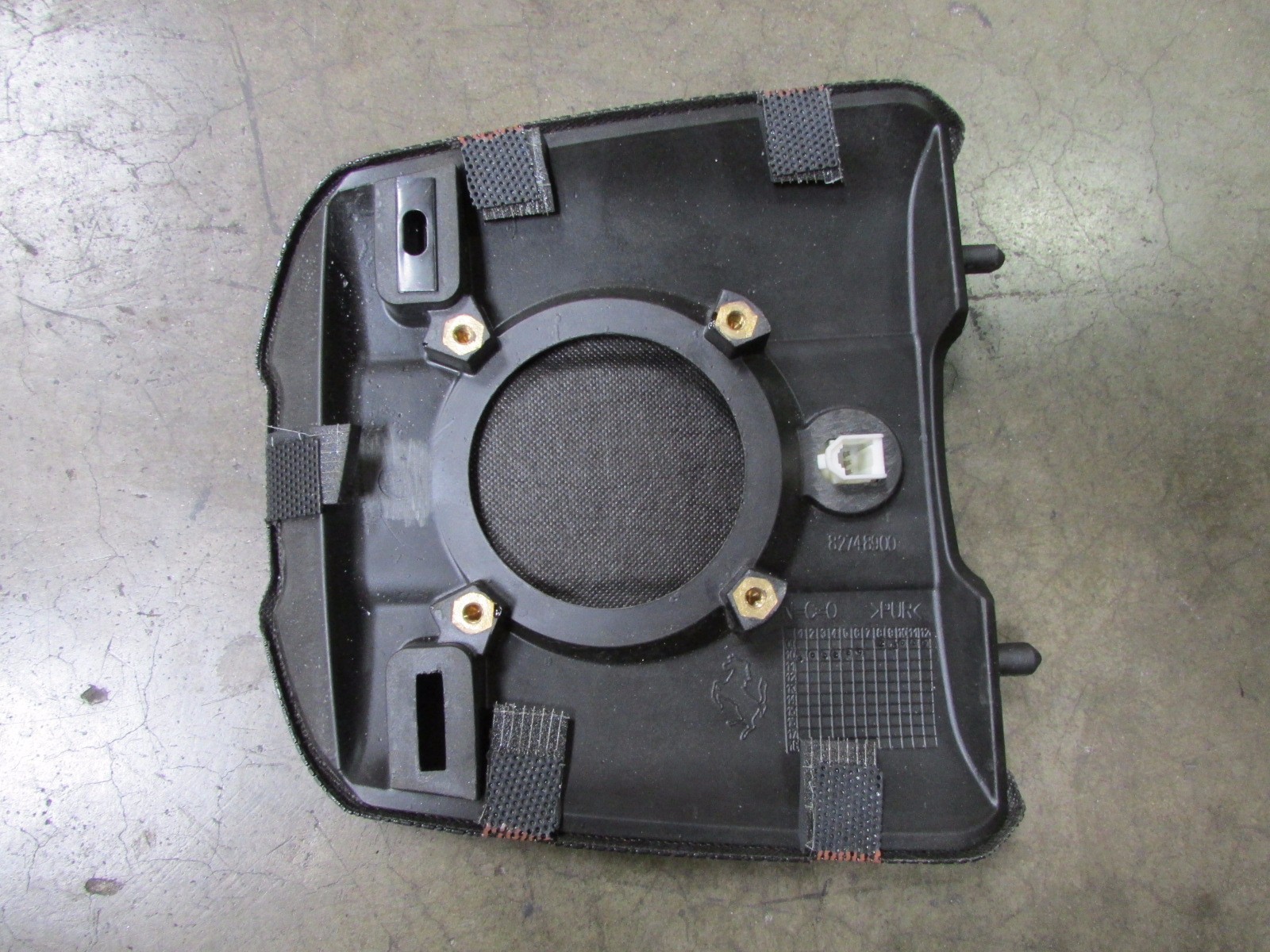 Ferrari 458 Italia, Spider, Upper Center Sensor Cover Trim Panel, Used 82748600