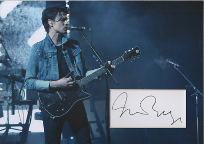 JAMES BAY Signed 12x8 Photo Display HOLD BACK THE RIVER COA