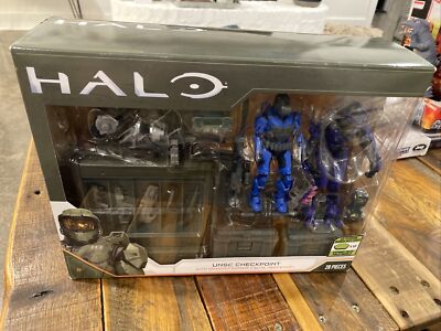 Halo World Infinite UNSC Checkpoint 3.75 Action Figure Gun Weapons Chest Set NIB