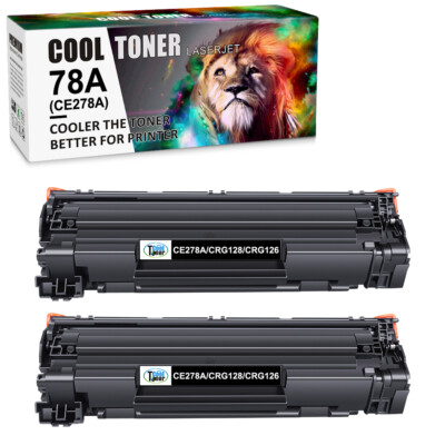 2 PCS 78A CE278A Toner Cartridge for HP LaserJet M1536dnf MFP P1606 P1600 P1566