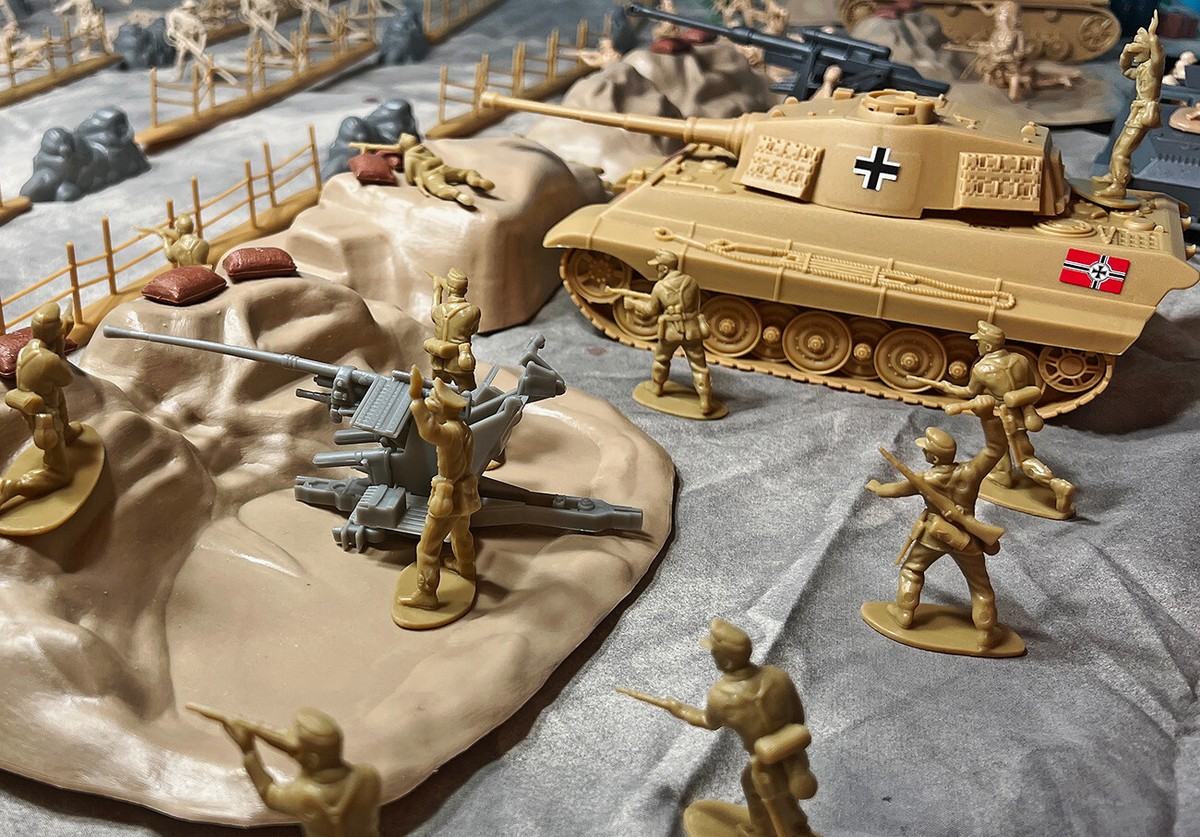 WWII North Africa Campaign Playset - 54mm plastic toy soldiers | eBay