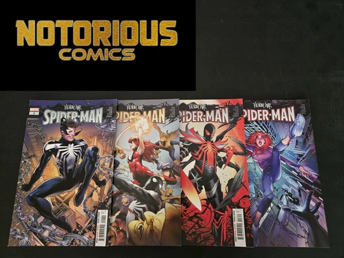 Venom War Spider-Man 1-4 Complete Comic Lot Run Set Marvel Collection