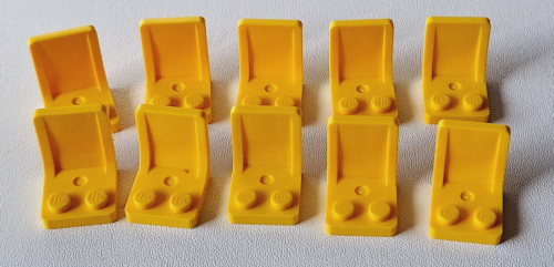 Lego 10 x Stuhl 4079 2x2 gelb Sitz Zubehör 7745 7725 9364 2150 Eisenbahn - Bild 1 von 1
