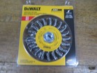 DEWALT DW4930 4-in x 5/8 to 11-in Arbor Carbon Cable Twist Wire Wheel