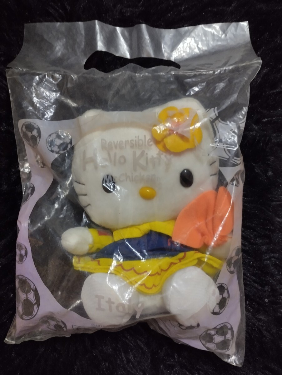 Hello Kitty Reversible Plush McDonald's FIFA 2002 Italy McChicken