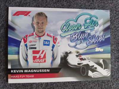 2022 TOPPS F1 FORMULA 1 RACING CLEAN AIR BLUE SKIES INSERT KEVIN MAGNUSSEN