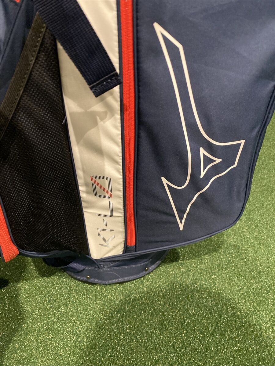 Mizuno K1-L0 Golf Lightweight Stand Bag New (Blue, White Mizuno K1-L0 Golf Lightweight Stand Bag New (Blue, White