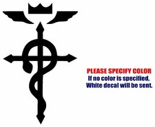 Full Metal Alchemist Graphic Die Cut decal sticker Car Truck Boat Window 7"