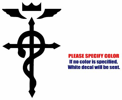 Full Metal Alchemist Graphic Die Cut decal sticker Car Truck Boat Window 7''