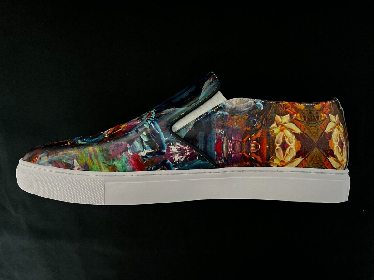 Robert Graham MORCILLA Slip On Abstract Skull $268 NEW IN 