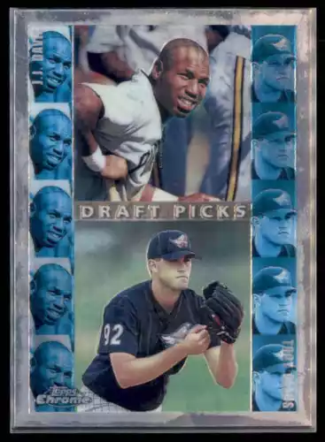 1998 Topps Chrome Draft Picks J.J. Davis/Troy Glaus RC Pittsburgh