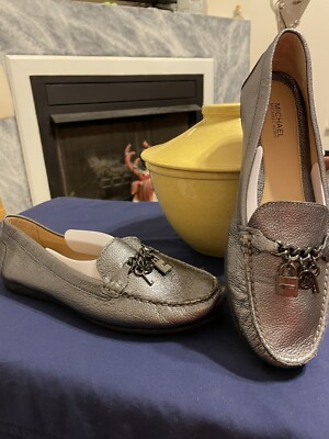 Michael Kors Gray Patterned Loafers Michael Kors Women main image 3