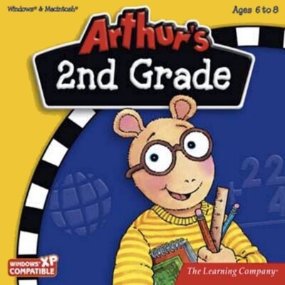 Arthur's 2nd Grade Edutainment Packed Ages 6-8 The Learning Company New Sealed