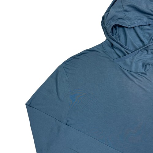 Free Fly Men's Bamboo Lightweight Hoodie Size L Blue - Imagen 2 de 14