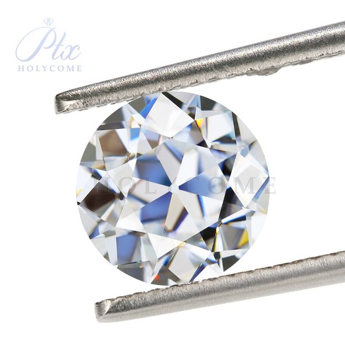 OEC Moissanite Round VVS Old European Cut White D Color Loose Gemstone 4 Jewelry - Picture 14 of 14
