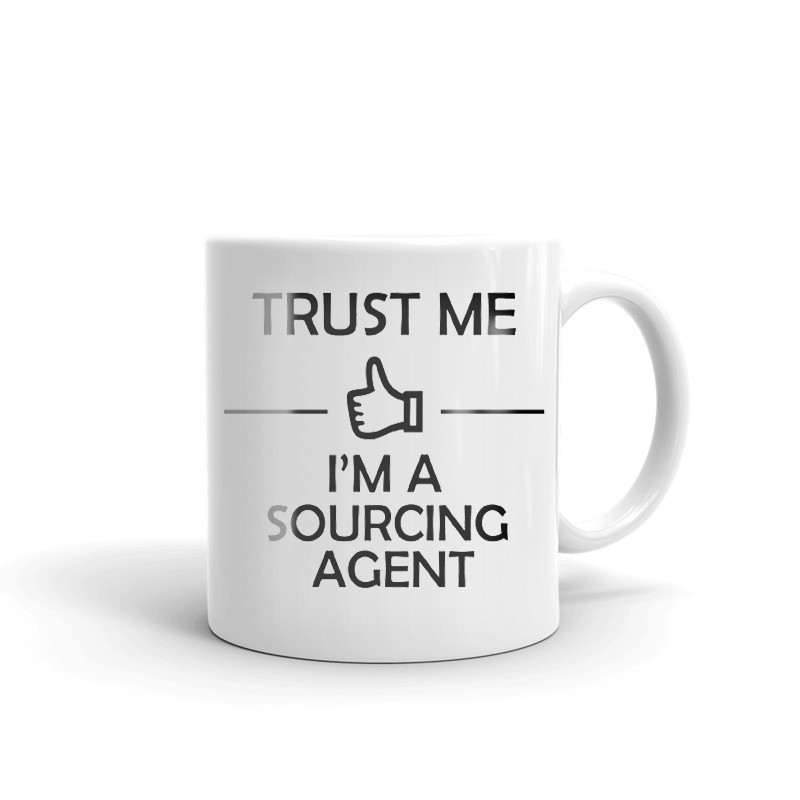 Trust Me I'm A Sourcing Agent Coffee Tea Ceramic Mug Office Work Cup Gift