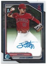 Joswa Lugo - 2024 Bowman Chrome 1st Prospect Auto #CPA-JL - LA Angels