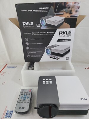 Pyle Home Projector P1080p HD Digital Multimedia Projector up to 120'' Opened Box
