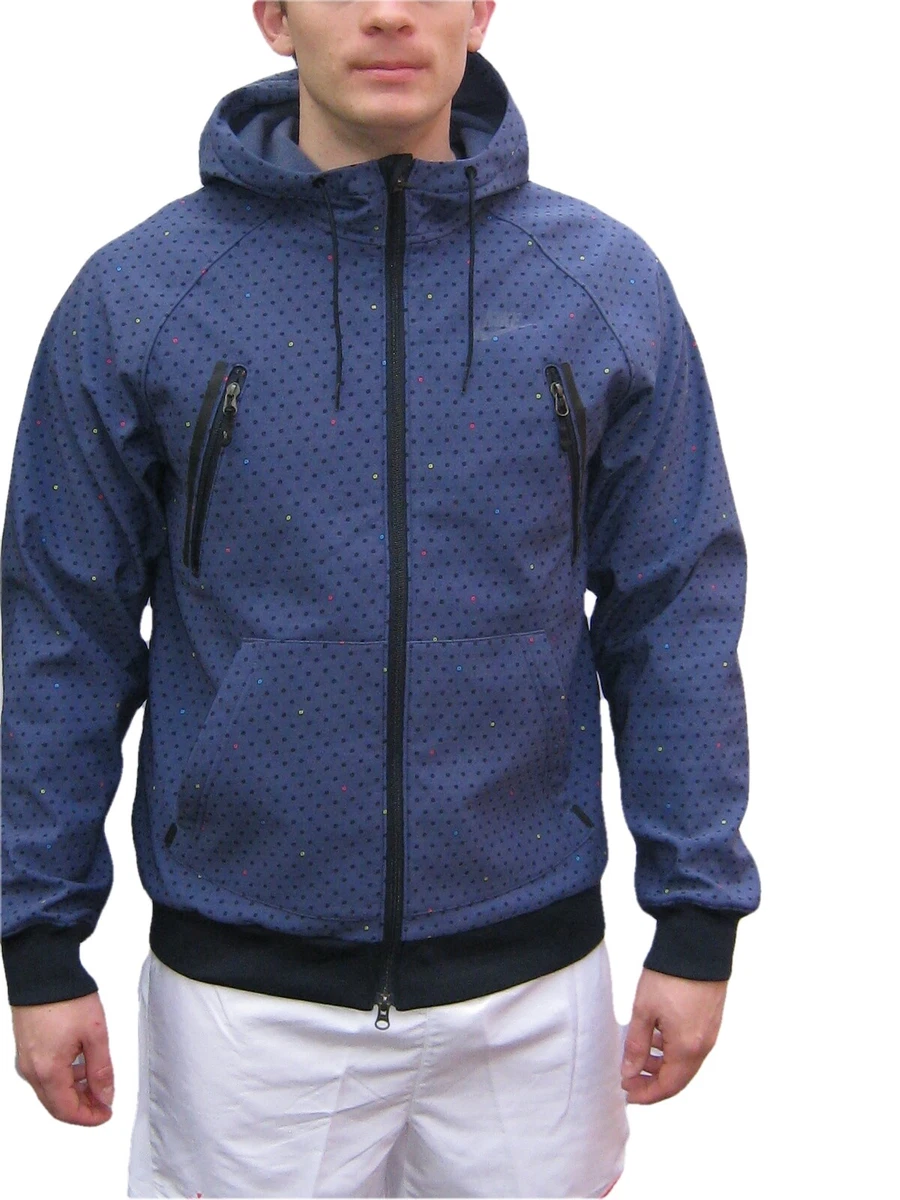 Nike blue online rain jacket