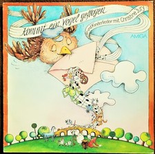 LP 12'' Amiga: Kommt ein Vogel geflogen, Tier- und Kinderlieder, Christine Jury