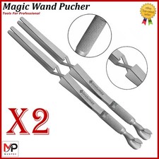 Acrylic Nail Pincher Tool Multi Function Cuticle Pusher Tweezer Wand Magic Pinch