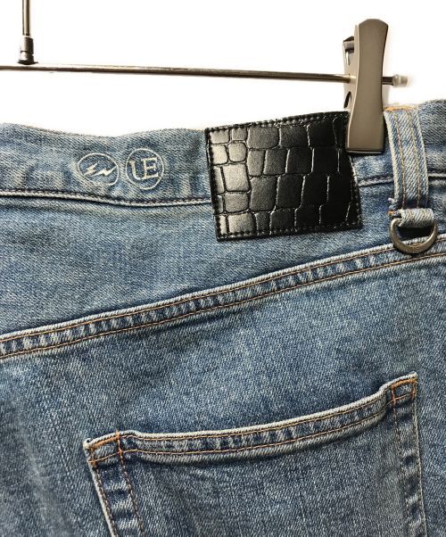 Uniform Experiment Washed Denim Wide Pants Zip Fly Men's S Uniform Experiment Washed Denim Wide Pants Zip Fly Men's S
