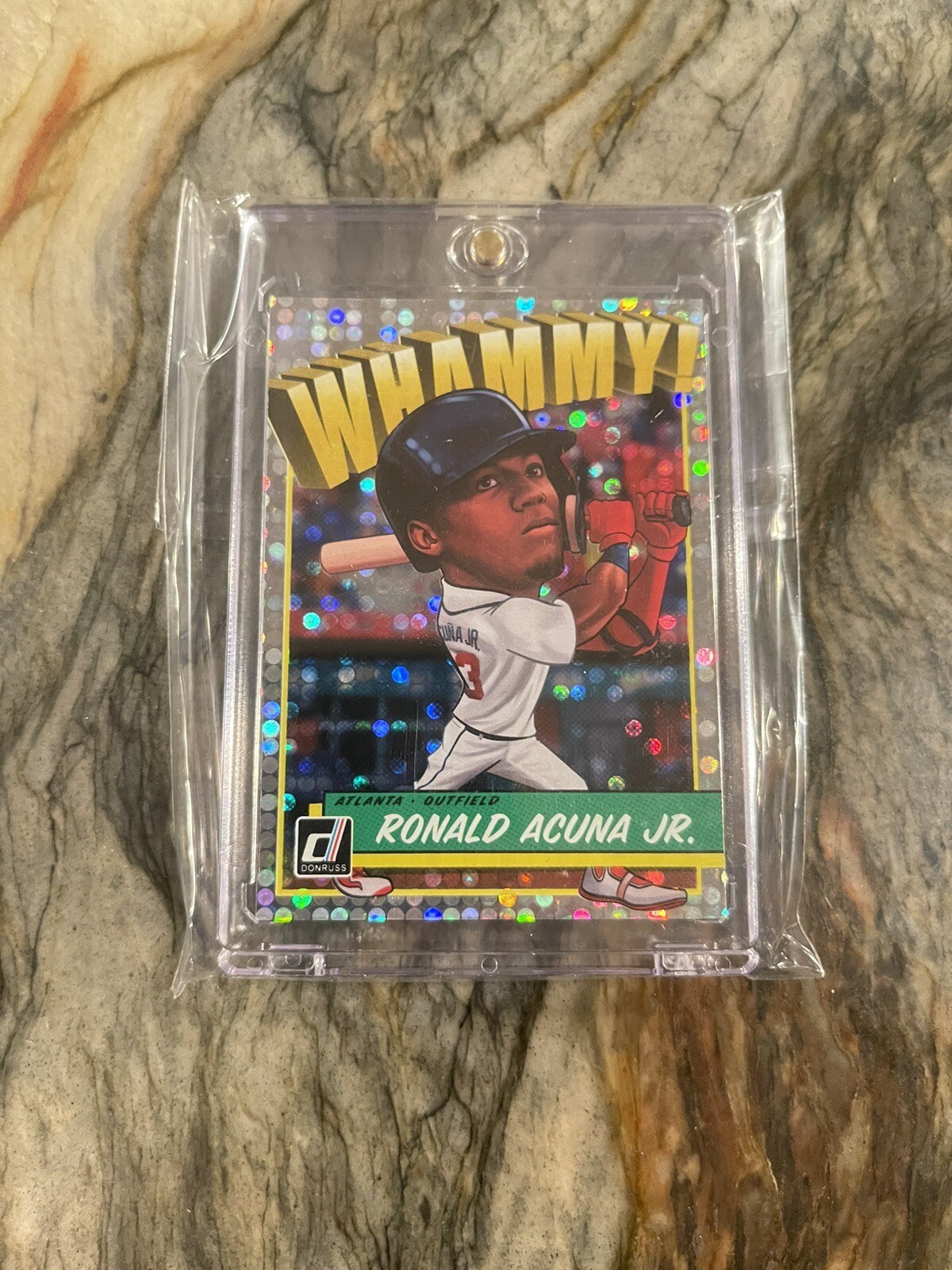 2019 PANINI DONRUSS WHAMMY CASE HIT RONALD ACUNA JR NO. W2 *ATLANTA BRAVES* 🔥