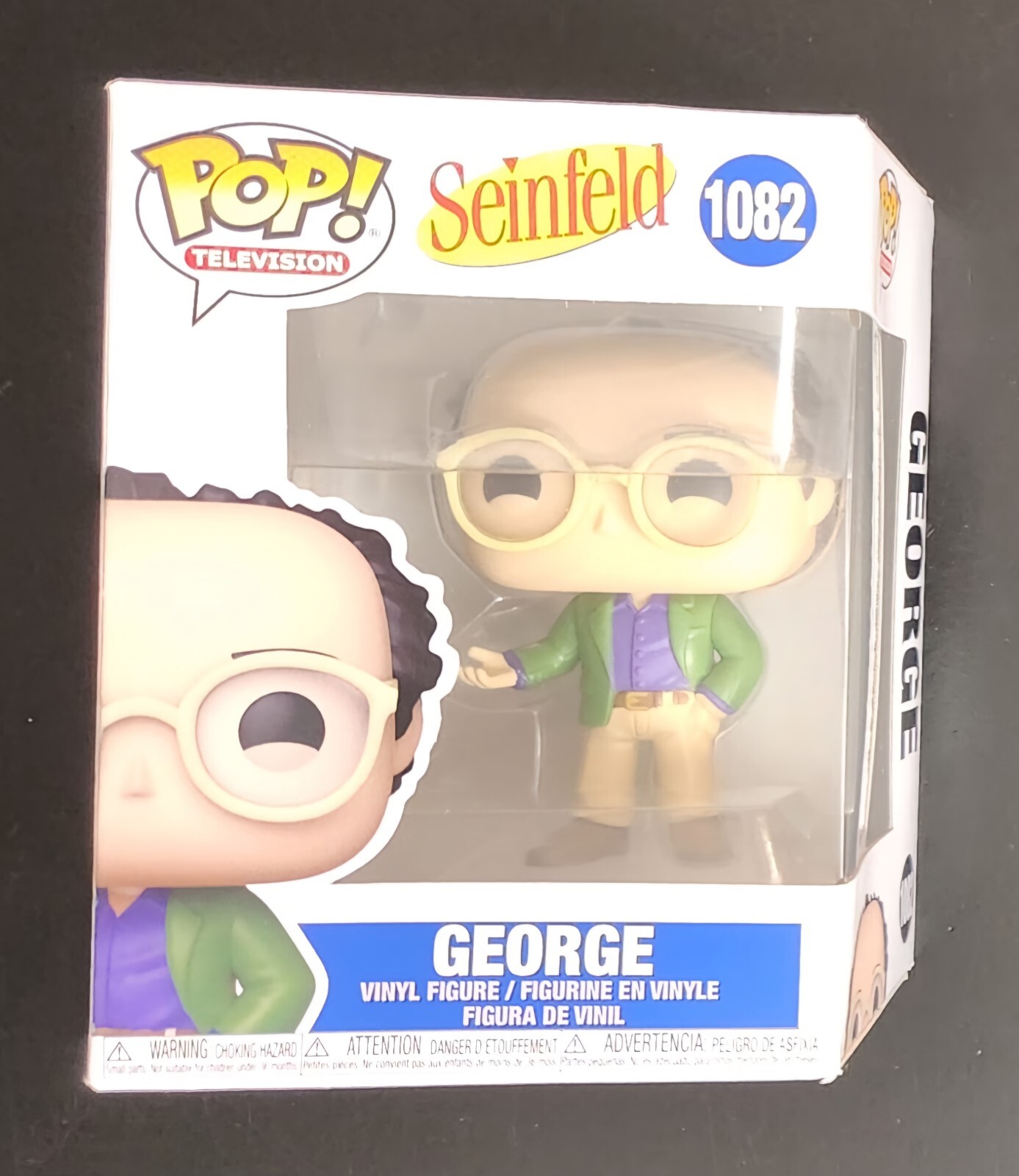 Sale Funko Pop! Television Vinyl: George #1082 Seinfeld Figure