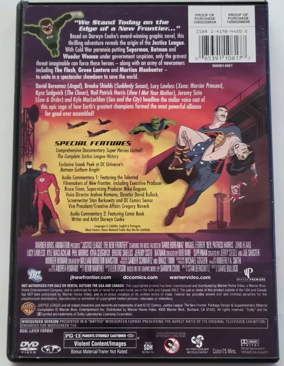 Justice League: The New Frontier - DVD 85391108177