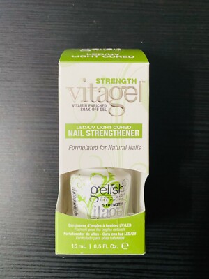 Harmony Gelish VitaGel Strength Nail Strengthener LED/UV Light Cured 0.5oz Sale