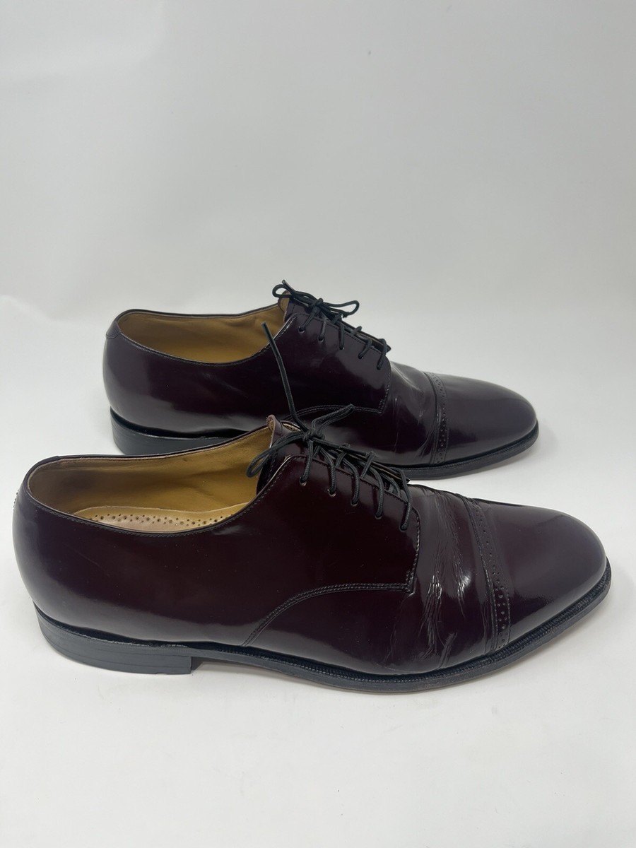 Johnston Murphy Mens Oxfords Sz 12 D/B Brown Leather Cap Toe  display picture 3