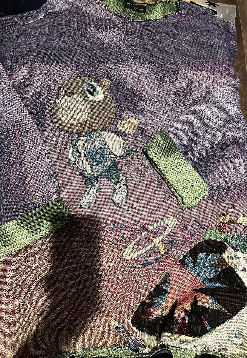 4444 Graduation Tapestry Sweater #2/3 Kanye West Takashi 4444 Graduation Tapestry Sweater #2/3 Kanye West Takashi