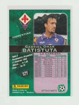 1997-98 PANINI CALCIO CARDS No.121 [ GABRIEL BATISTUTA