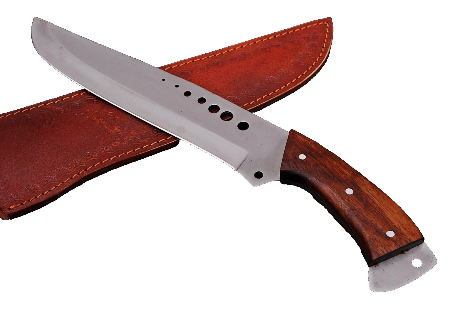 Brown Original Bowie Collectible Vintage Fixed Blade Knives