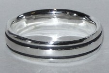 Sterling Silver 2mm plain Ring Size 8, 9