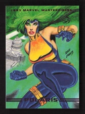 Polaris 1993 SkyBox Marvel Masterpieces #51 MCU Comic Card