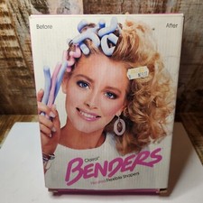 Vtg Clairol Benders Hot Rollers Heated Flexible Hair Curlers 1985 Styling In Box