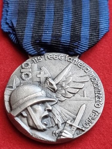 MEDAGLIA COLONIALE A.O.I. AFRICA ORIENTALE 115° FANTERIA MOTORIZZATO "TREVISO" - Foto 7 di 24
