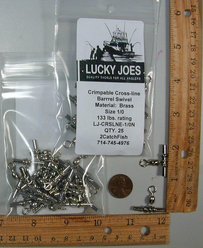 25 giros engarzables de línea transversal tamaño 1/0 níquel 0,091 / 2,3 mm ID 133 lb - Imagen 4 de 5
