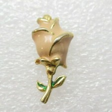 Pink Rose Flower Lapel Pin (B200)