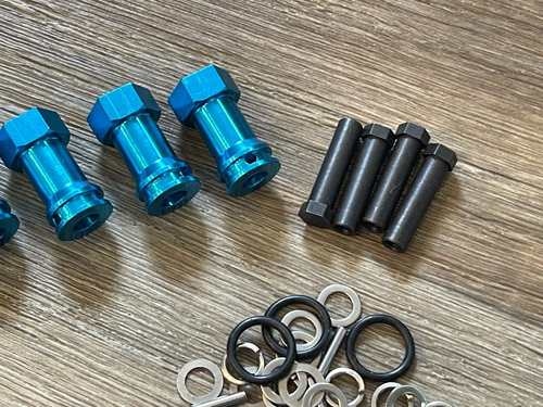 Aluminum 14 mm hex Extension Kit for Arrma 1/10 Arrma Vorteks 3S BLX - Picture 2 of 3