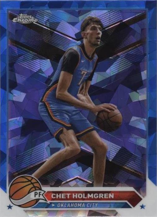 2023-24 Topps Chrome Sapphire Edition - Chet Holmgren #196 - 1 of 2