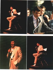 Four LEONARD NIMOY 8x10 photos Universal Studios 1988 and Walk of Fame Star 